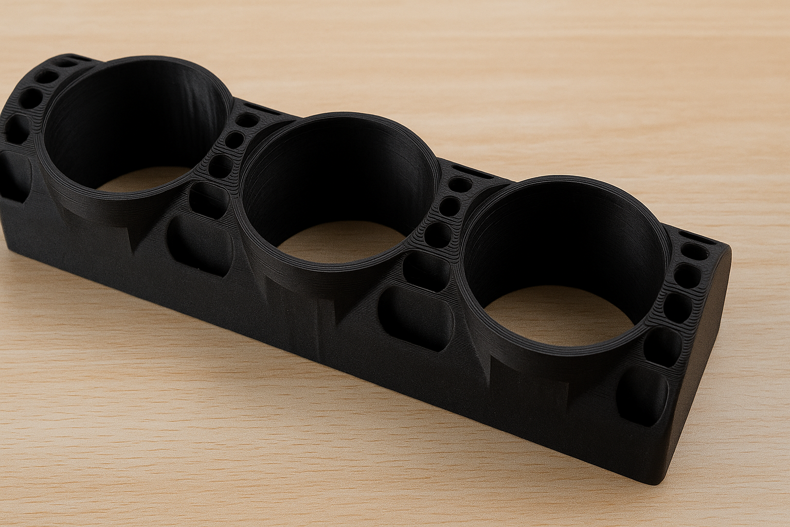 Support 3 jauges compatible BMW E30 – Réf. CENTRALVENT3G