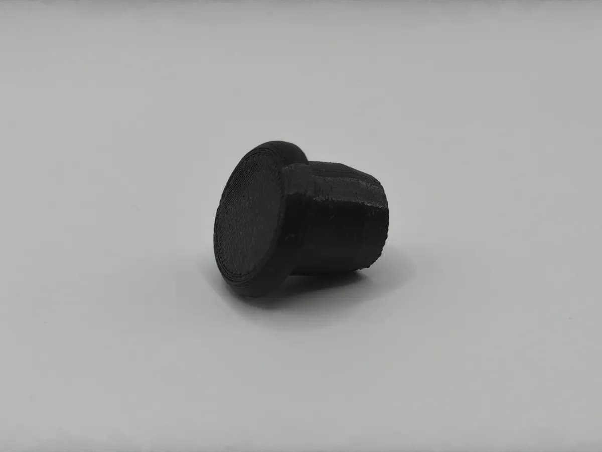 Butée de siège arrière noire pour Citroën 2CV