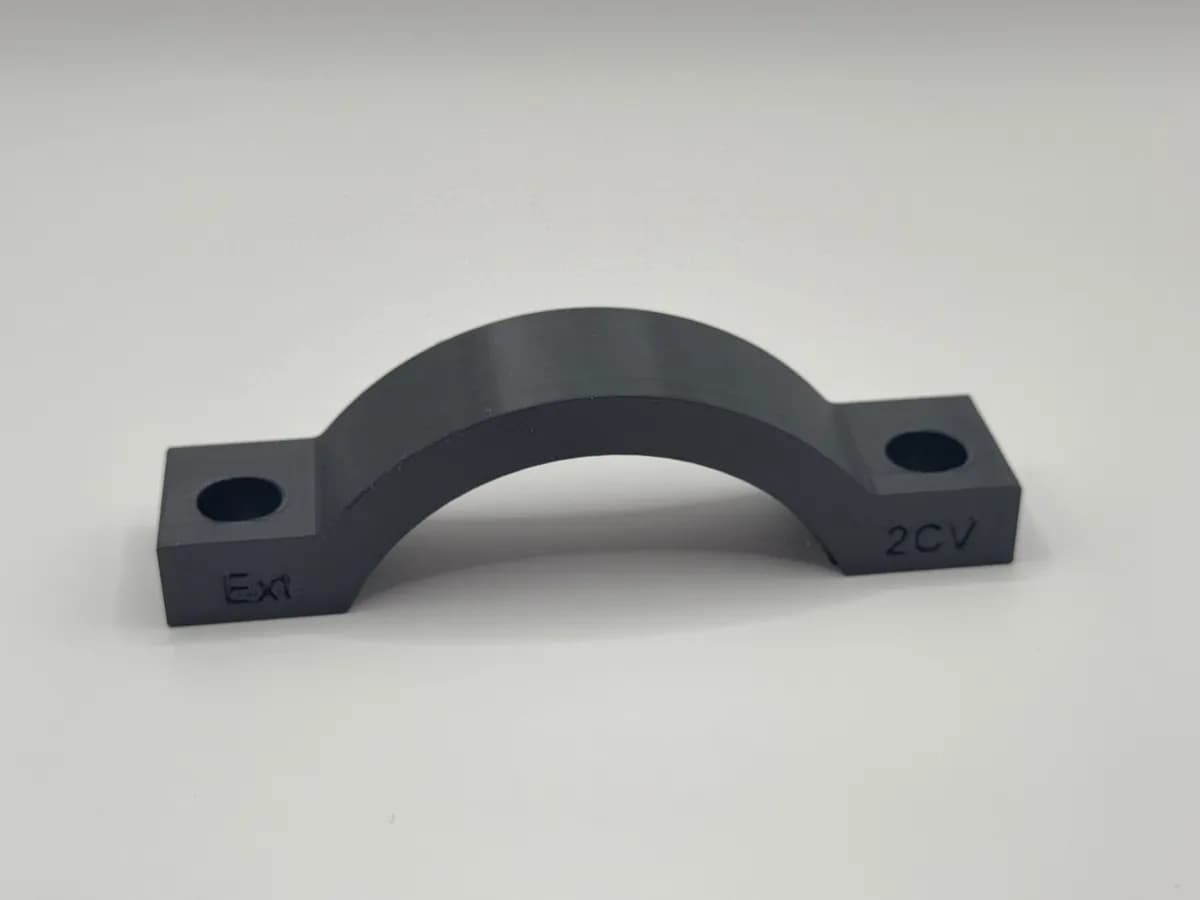 Bride de maintien roulement boîte Citroën 2CV avec marquage extérieur