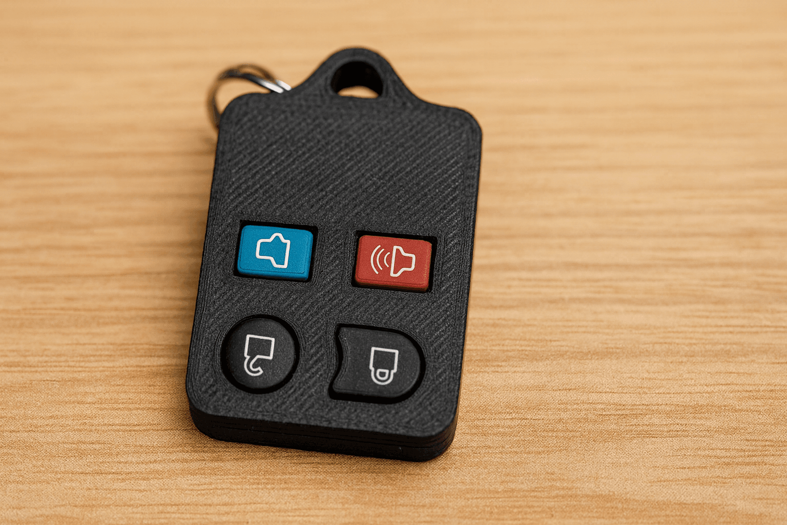 Ford 4-button remote control housing – Ref. 8L3Z15K601B - Vue 1