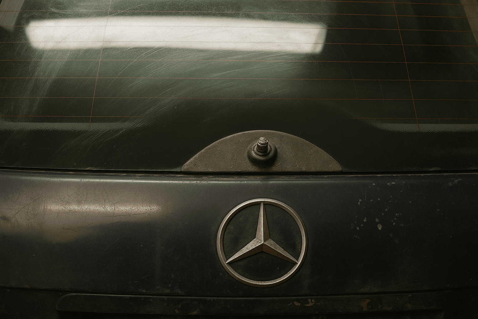 Cache essuie-glace arrière Mercedes Classe E W211 Break (S211) – Réf. REARWIPERCOVER - Miniature 2