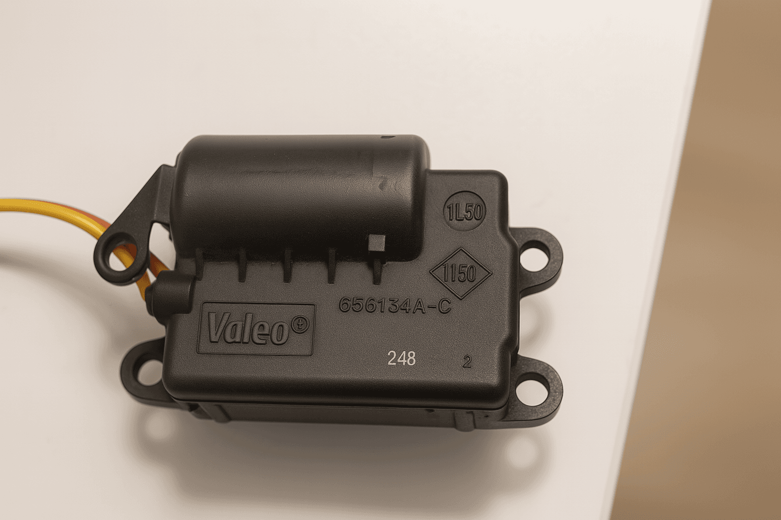 Pignon de remplacement moteur volet chauffage Clio 2 – Compatible Valeo 656134A - Miniature 3