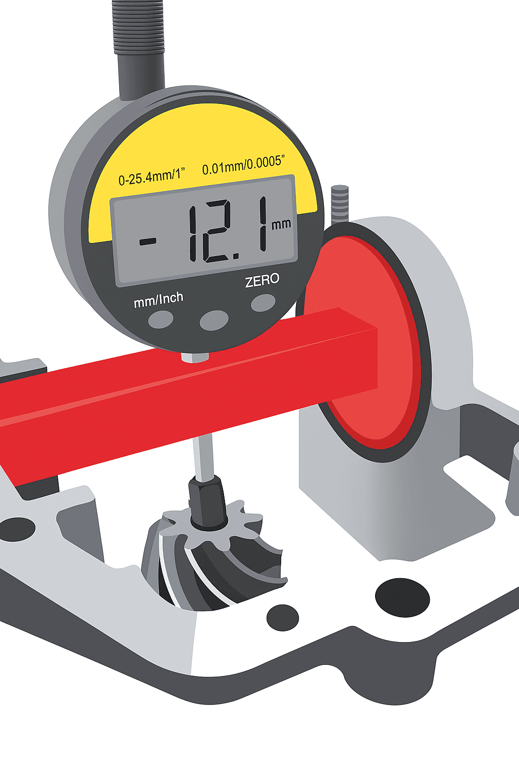 Outil métallique pour boîte de vitesses 2CV