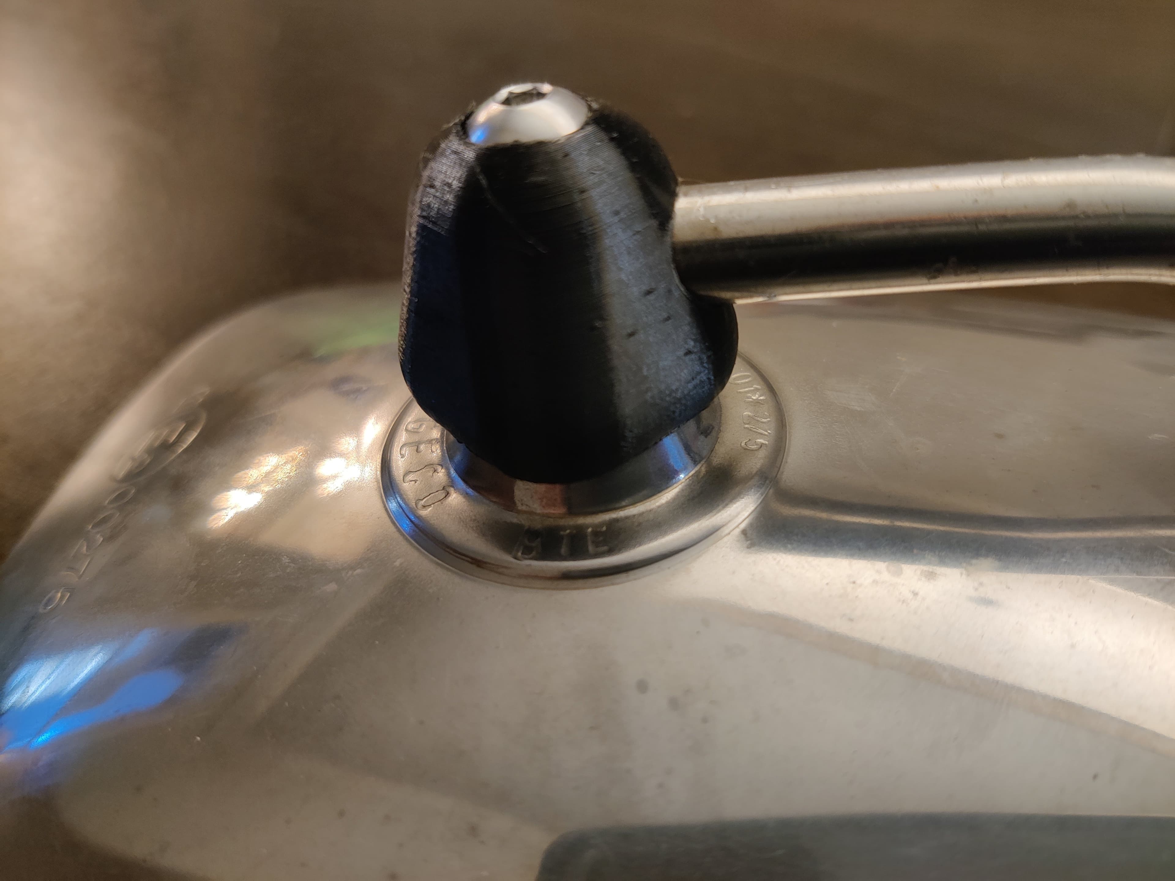 Rotule pivotante support rétroviseur Citroën 2CV – - Miniature 2