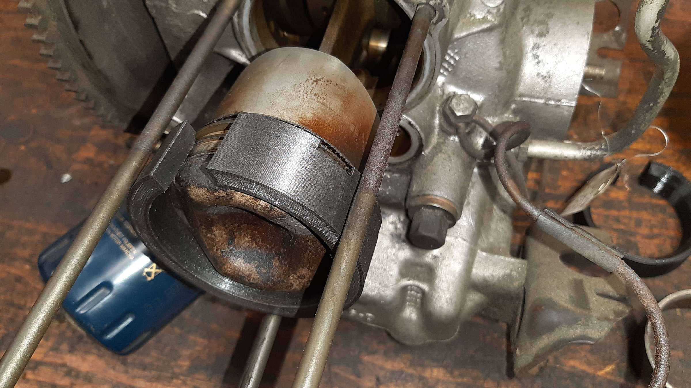 Bague de repose segments piston pour Citroën 2CV - Outil de montage cylindre - Vue 1