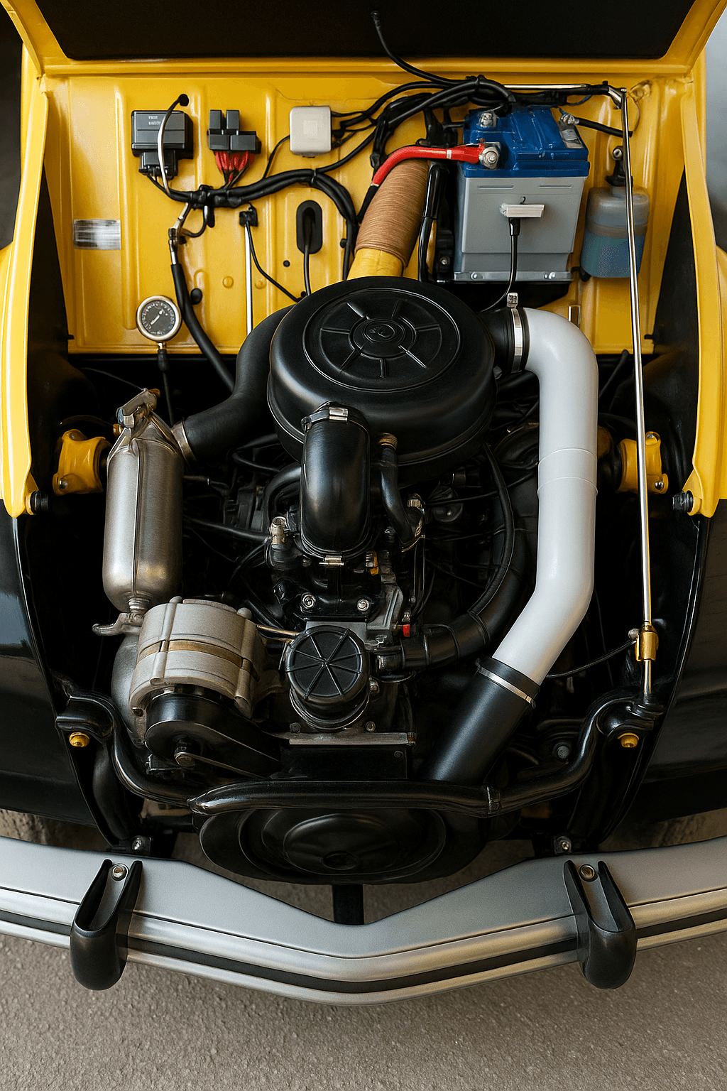 Air intake duct Citroën 2CV – powertube - Vue 1