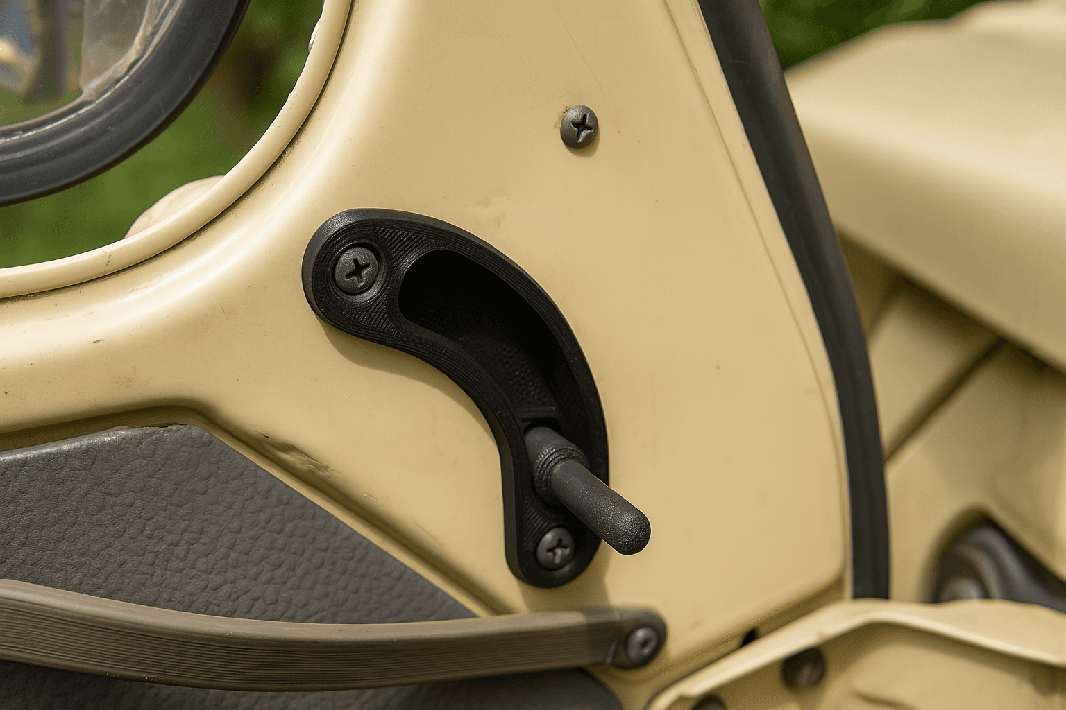 Garniture de poignée intérieure pour porte Citroën 2CV – Remplacement sur-mesure - Vue 1