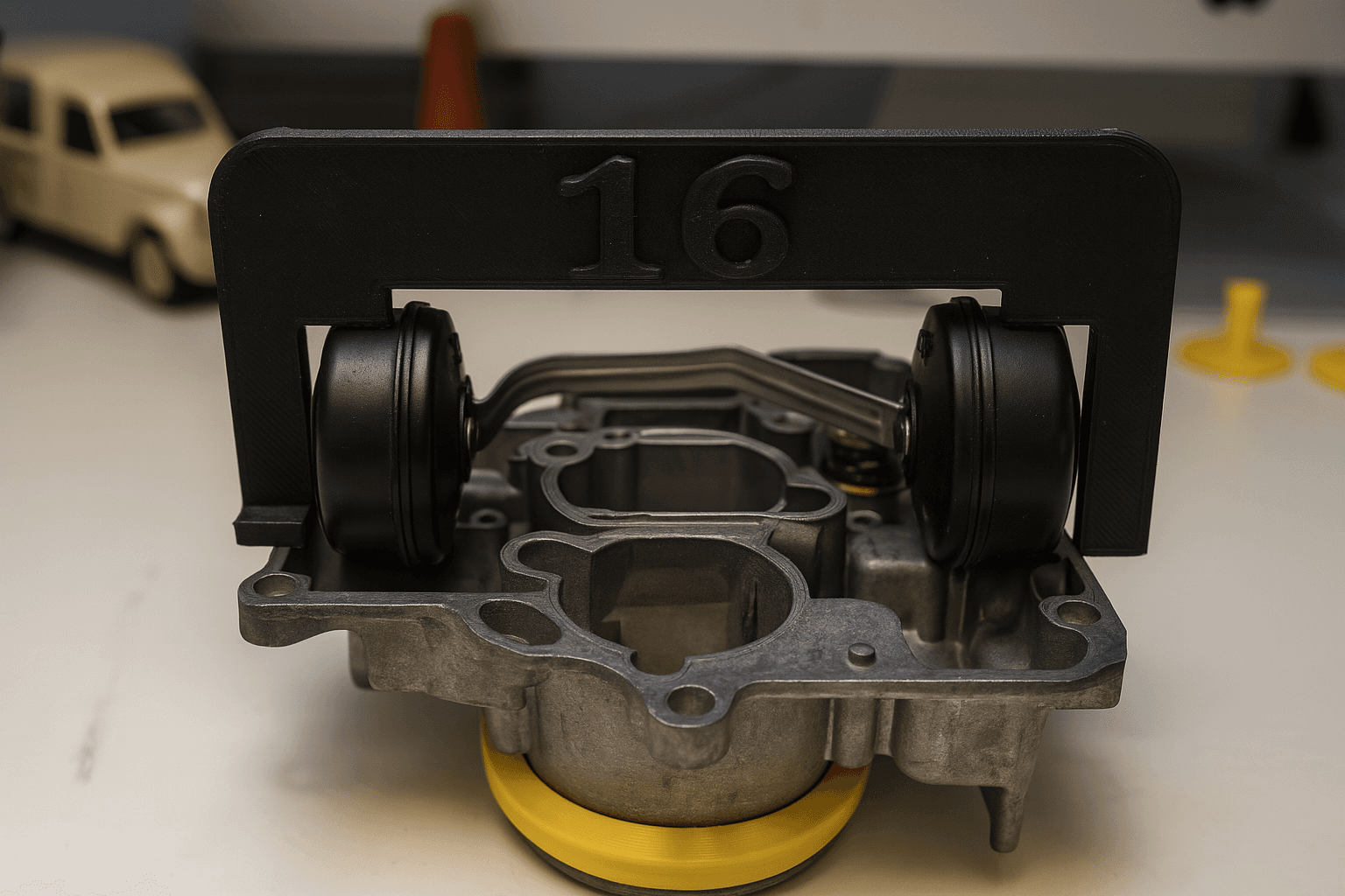 Jauge de réglage flotteur carburateur double corps - Vue 1