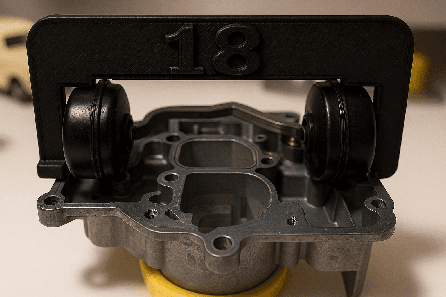 Jauge de réglage flotteur carburateur double corps - Miniature 3