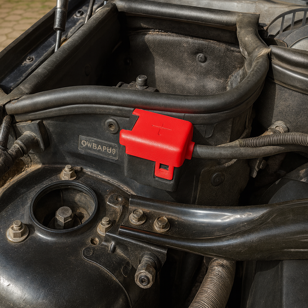 Cache borne positive moteur BMW E46 – Remplace OEM 61138371011