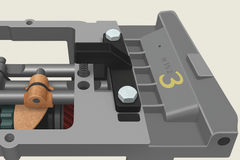 Outil maintien ressort boîte de vitesses Citroën 2CV – Support de verrouillage précis - 3D Store Concept