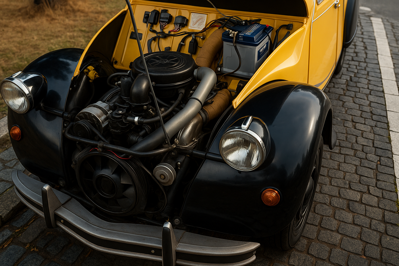 Conduit d’admission d’air adapté à Citroën 2CV – Pièce OEM PWRTUBE