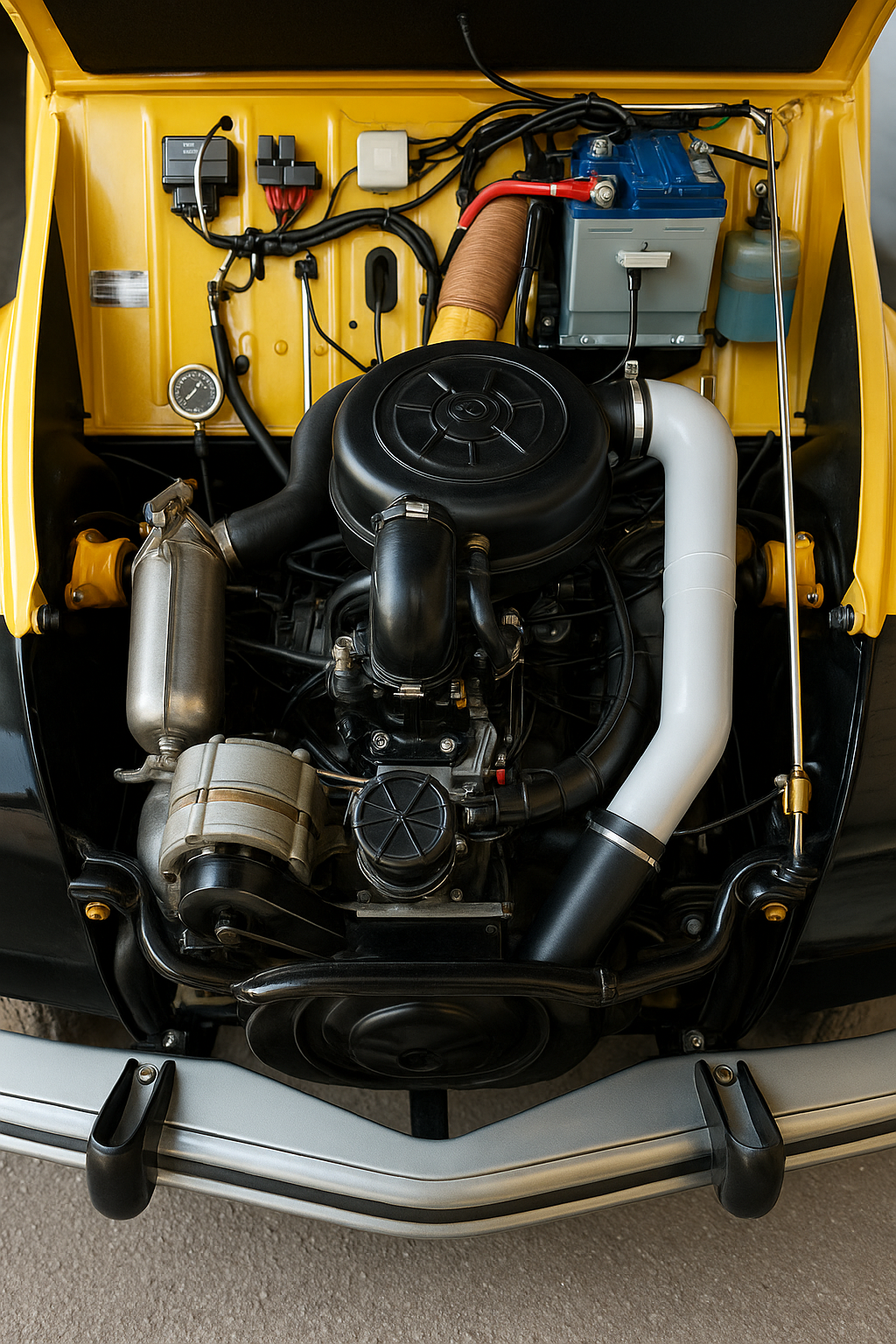 Conduit d’admission d’air compatible Citroën 2CV – Réf. PWRTUBE