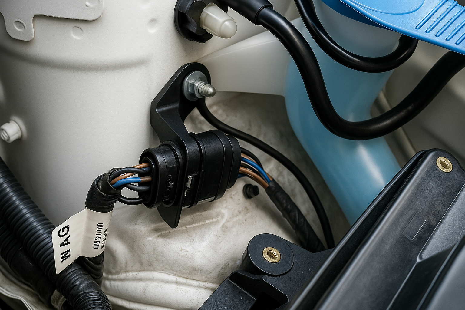 Support de faisceau électrique compatible VW Audi Seat Skoda – Réf. 6R0971848