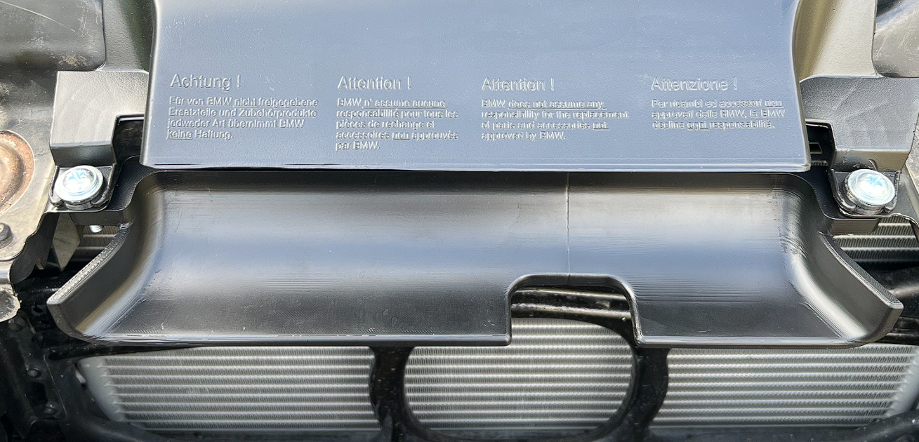 vue principale	Écope d’admission compatible BMW E46 – Réf. SCOOP01  