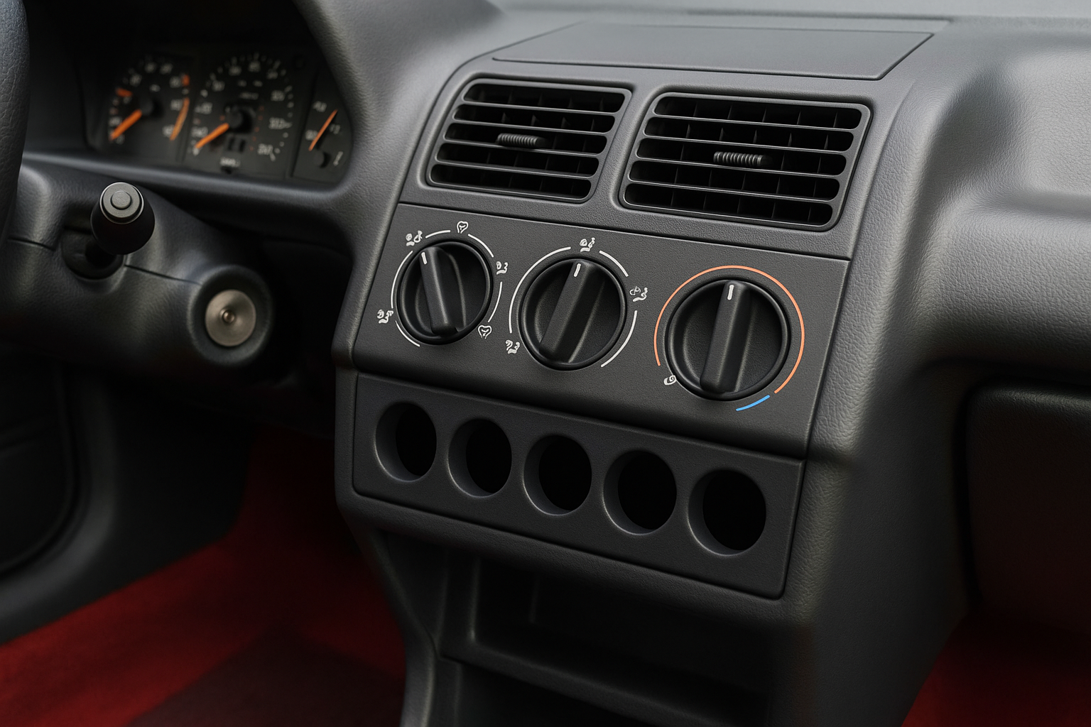 Façade 5 boutons compatible Peugeot 205 Phase 2